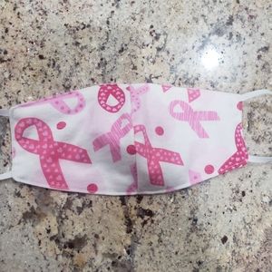 Cancer awareness fabric face mask
